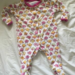 JoJo Maman Bebe bird print onesie